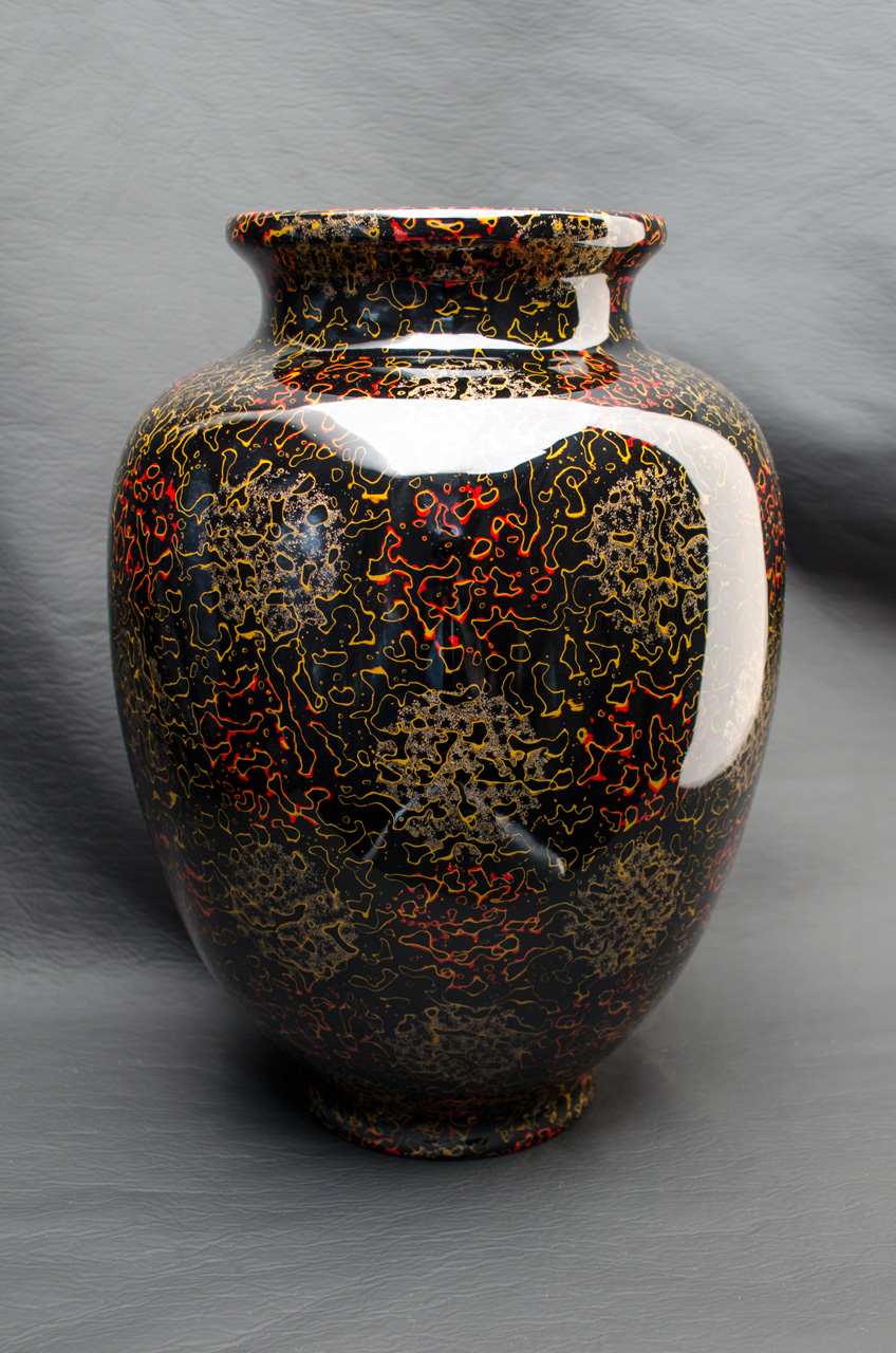 ◆津軽塗◆青森伝統工芸品◆花器 /花瓶 １点(新品・未使用品) 極美品